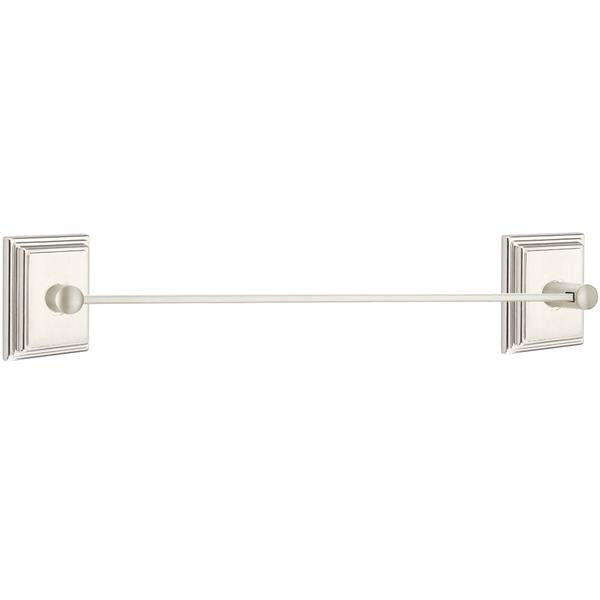Emtek - Brass Modern Towel Bar, 30 Inch