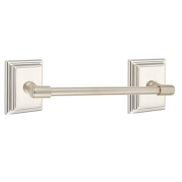 Emtek - Transitional Brass Towel Bar, 12 Inch