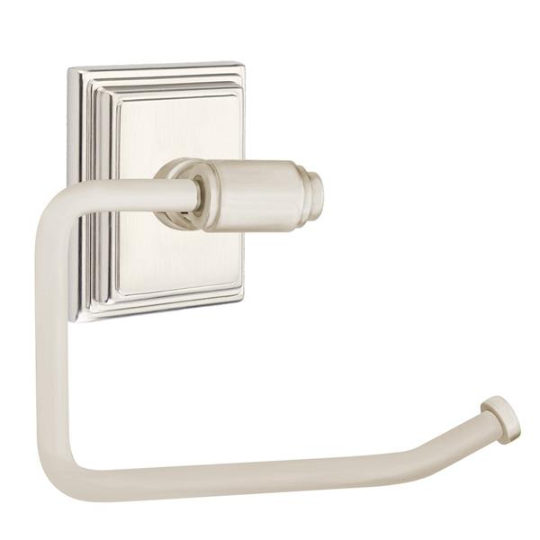 Emtek - Transitional Brass Toilet Paper Holder - Bar Style