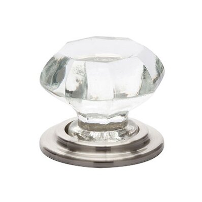 Emtek - Old Town Glass Wardrobe Knob, 1-3/4 Inch