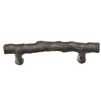 Emtek - Sandcast Bronze Twig Pull, 3 Inch C-C