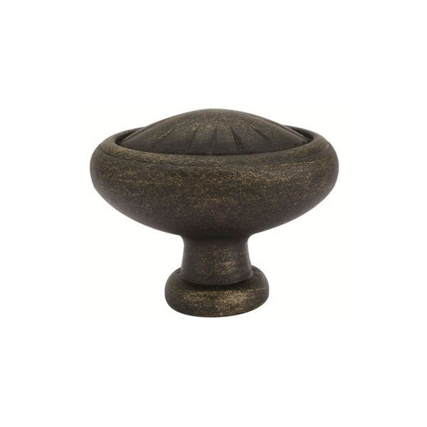 Emtek - Tuscany Bronze Egg Cabinet Knob, 1 Inch