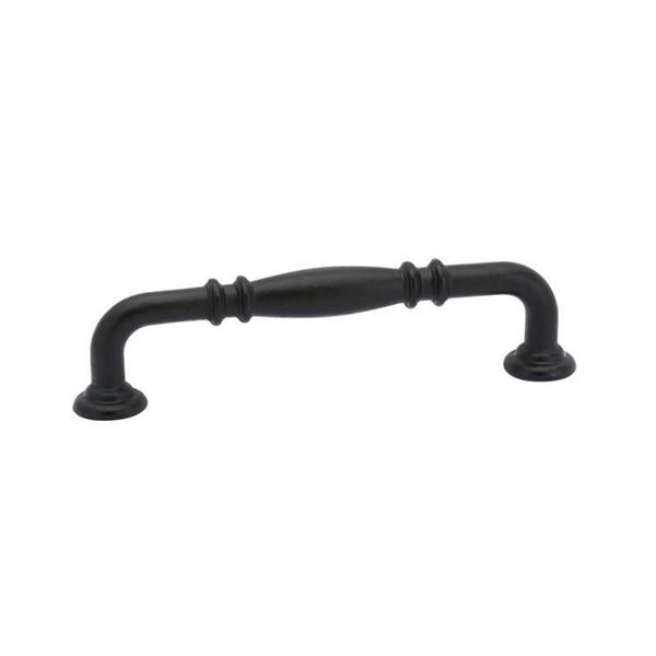 Emtek - Tuscany Bronze Ribbed Pull, 3-1/2 Inch C-C