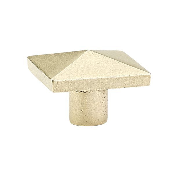 Emtek - Sandcast Bronze Square Knob, 1-5/8 Inch