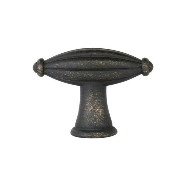 Emtek - Tuscany Bronze Fluted Finger Knob, 1-3/4 Inch