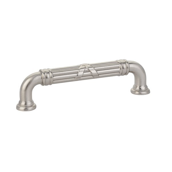 Emtek - Ribbon & Reed Fixed Pull - Estate, 4 Inch C-C