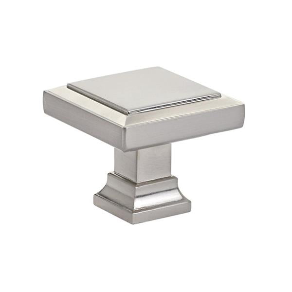 Emtek - Geometric Square Knob, 1-5/8 Inch