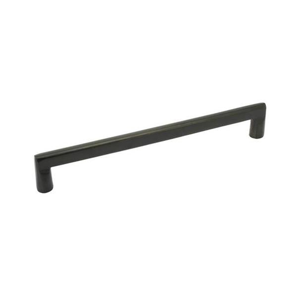 Emtek - Sandcast Bronze Rail Pull, 6 Inch C-C