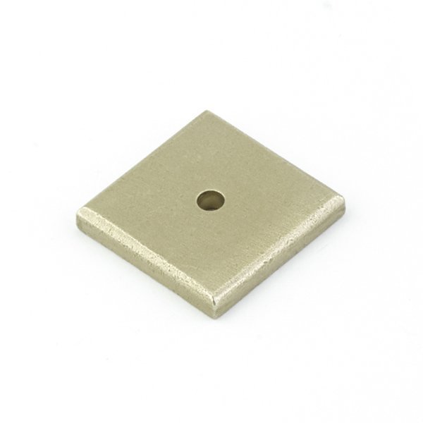 Emtek - Sandcast Bronze Square Back Plate, 1-1/4 Inch