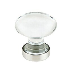 Emtek - Hampton Glass Knob, 1-1/4 Inch