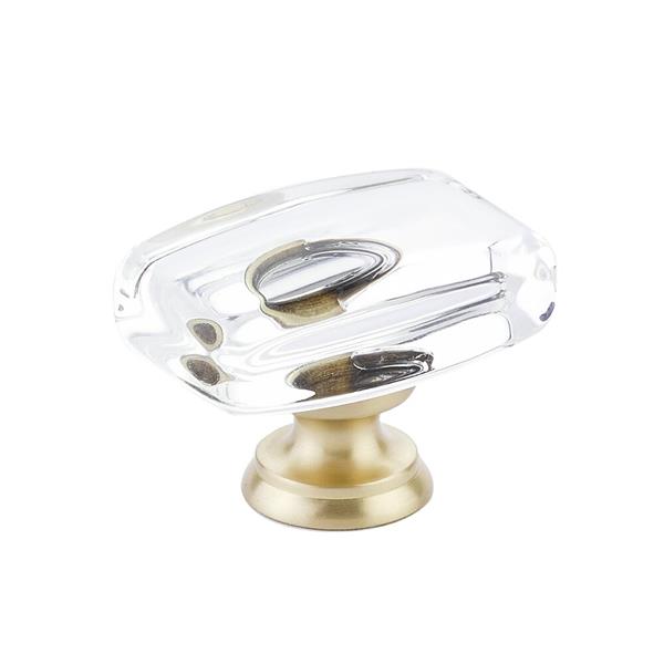 Emtek - Windsor Glass Knob, Cabinet, 1-1/4 Inch