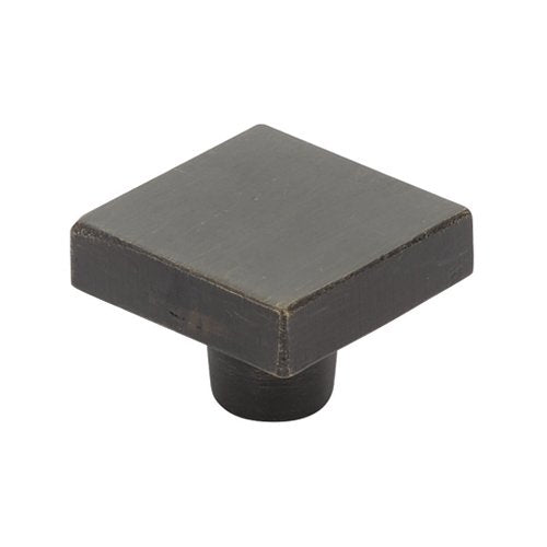 Emtek - Rustic Modern Square Knob, 1-1/4 Inch