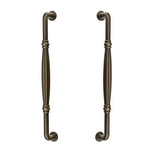 Emtek - Tuscany Bronze Fluted Appliance Pull, 12 Inch