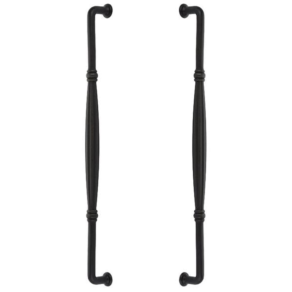 Emtek - Tuscany Bronze Fluted Appliance Pull, 18 Inch