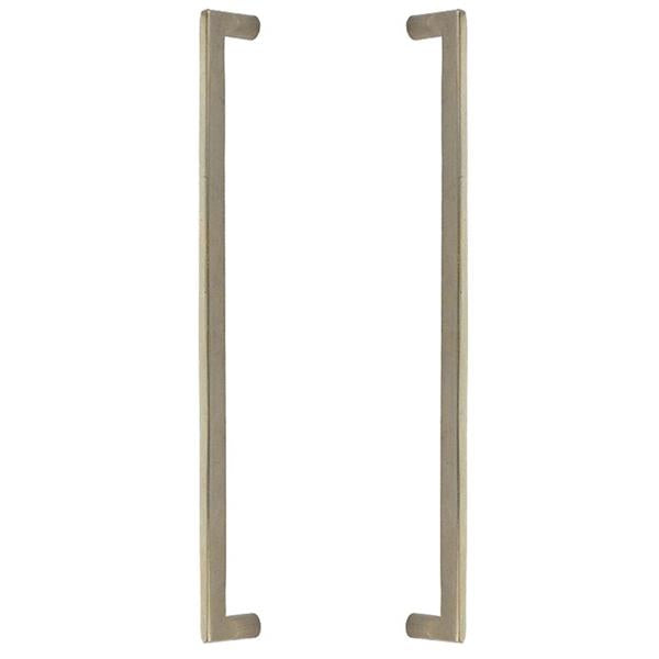 Emtek - Sandcast Bronze Rail Appliance Pull, 18 Inch