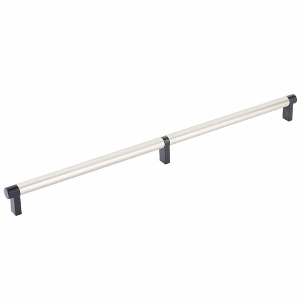 Emtek - Select Cabinet Pull 16 Inch C-C, Rectangular Stem, Smooth Bar