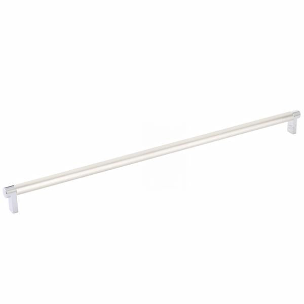 Emtek - Select Cabinet Pull 18 Inch C-C, Rectangular Stem, Smooth Bar