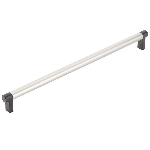 Emtek - Select Appliance Pull 12 Inch C-C, Rectangular Stem, Smooth Bar
