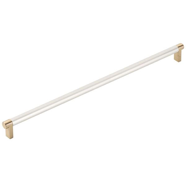 Emtek - Select Appliance Pull 18 Inch C-C, Rectangular Stem, Smooth Bar