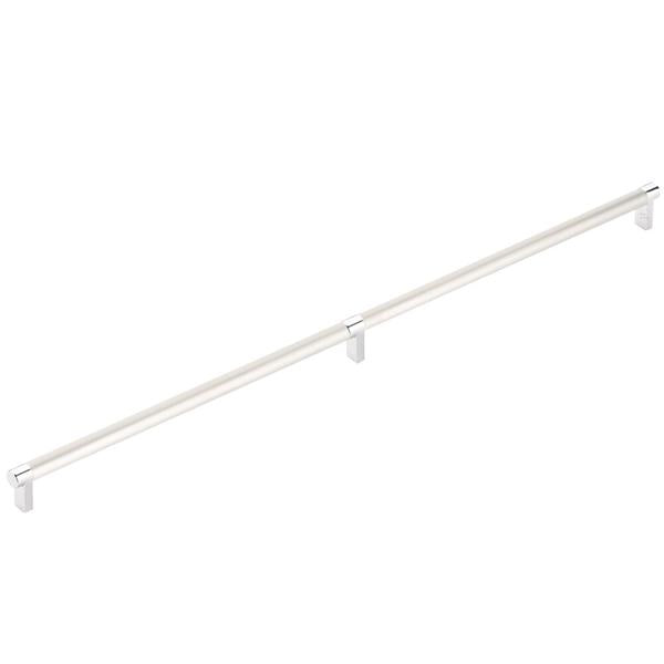 Emtek - Select Appliance Pull 24 Inch C-C, Rectangular Stem, Smooth Bar