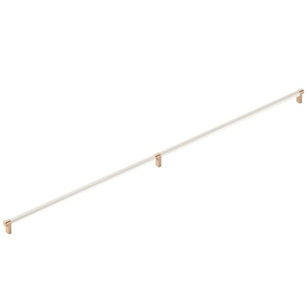 Emtek - Select Appliance Pull 36 Inch C-C, Rectangular Stem, Smooth Bar