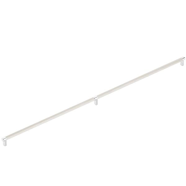 Emtek - Select Appliance Pull 36 Inch C-C, Rectangular Stem, Knurled Bar