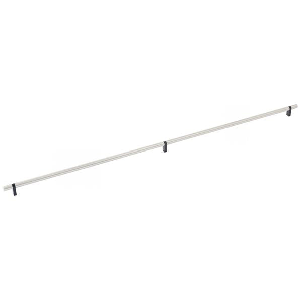 Emtek - Select Bar Cabinet Pull 36 Inch C-C, Rectangular Bar Stem, Smooth Bar