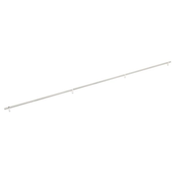 Emtek - Select Bar Cabinet Pull 54 Inch C-C, Rectangular Bar Stem, Smooth Bar