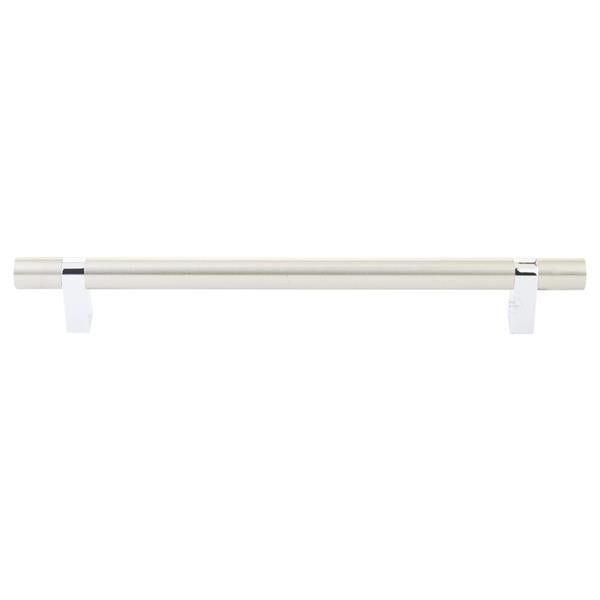Emtek - Select Bar Appliance Pull 12 Inch C-C, Rectangular Bar Stem, Smooth Bar