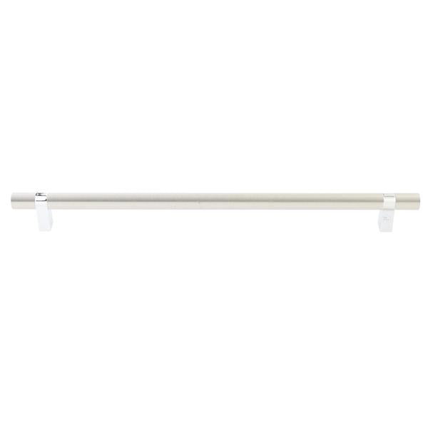 Emtek - Select Bar Appliance Pull 18 Inch C-C, Rectangular Bar Stem, Smooth Bar