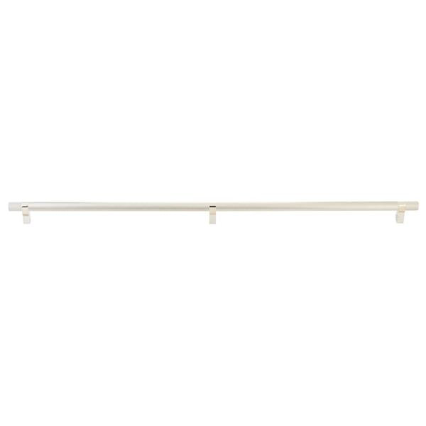 Emtek - Select Bar Appliance Pull 36 Inch C-C, Rectangular Bar Stem, Knurled Bar