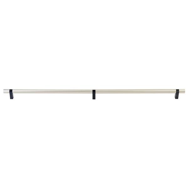 Emtek - Select Bar Appliance Pull 36 Inch C-C, Rectangular Bar Stem, Smooth Bar
