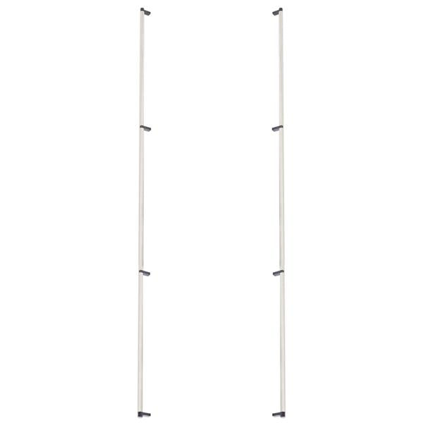 Emtek - Back to Back, Select Appliance Pull 54 Inch C-C, Rectangular Stem, Knurled Bar