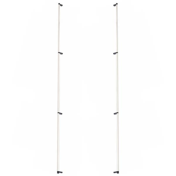 Emtek - Back to Back, Select Appliance Pull 54 Inch C-C, Rectangular Stem, Smooth Bar