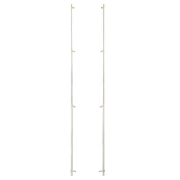 Emtek - Back to Back, Select Bar Appliance Pull 54 Inch C-C, Rectangular Bar Stem, Smooth Bar