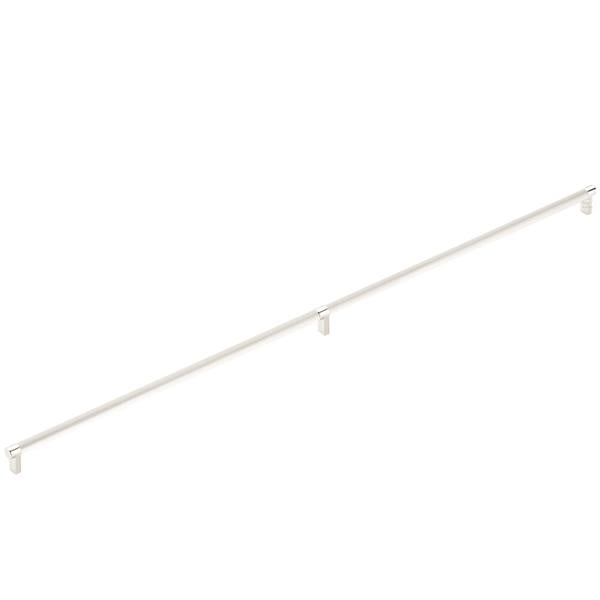 Emtek - Concealed Surface, Select Appliance Pull 36 Inch C-C, Rectangular Stem, Smooth Bar
