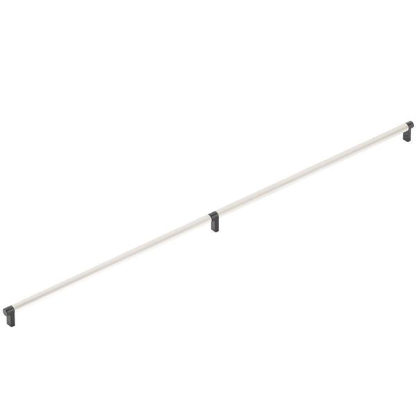 Emtek - Concealed Surface, Select Appliance Pull 36 Inch C-C, Rectangular Stem, Smooth Bar