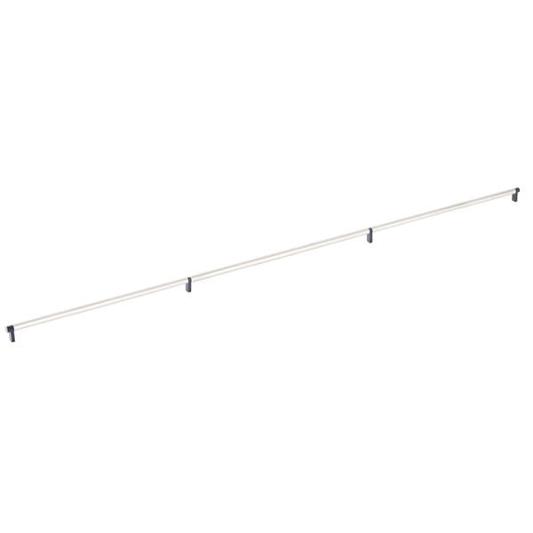 Emtek - Concealed Surface, Select Appliance Pull 54 Inch C-C, Rectangular Stem, Smooth Bar