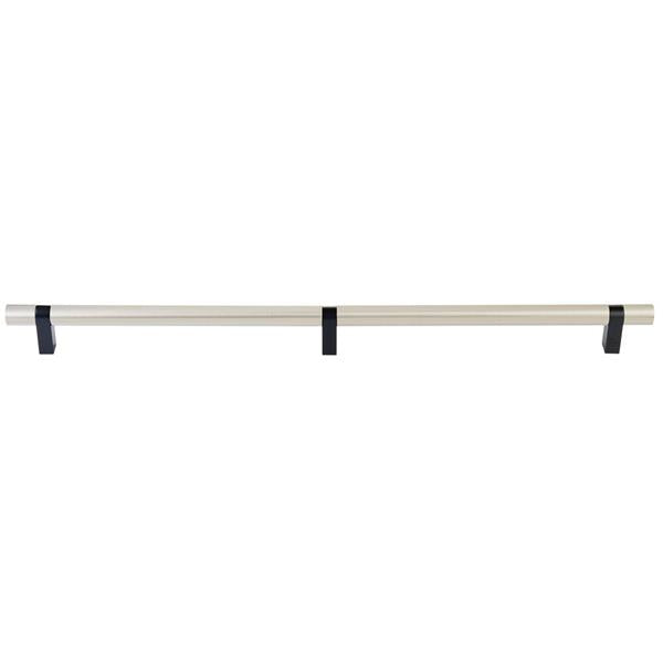 Emtek - Concealed Surface, Select Bar Appliance Pull 24 Inch C-C, Rectangular Bar Stem, Smooth Bar