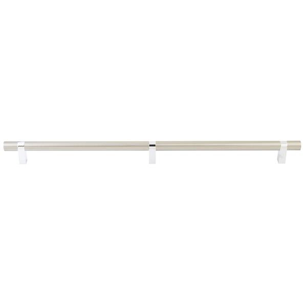 Emtek - Concealed Surface, Select Bar Appliance Pull 24 Inch C-C, Rectangular Bar Stem, Smooth Bar