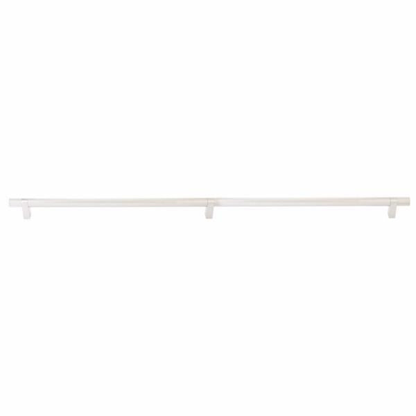 Emtek - Concealed Surface, Select Bar Appliance Pull 36 Inch C-C, Rectangular Bar Stem, Knurled Bar