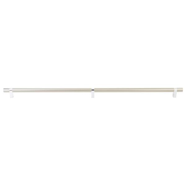 Emtek - Concealed Surface, Select Bar Appliance Pull 36 Inch C-C, Rectangular Bar Stem, Smooth Bar