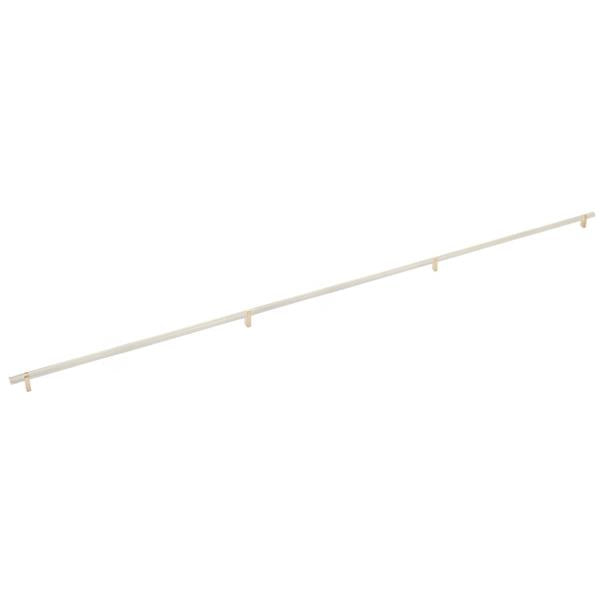 Emtek - Concealed Surface, Select Bar Appliance Pull 54 Inch C-C, Rectangular Bar Stem, Knurled Bar