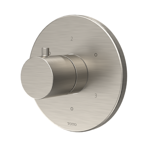 Toto - Round Three-Way Diverter Trim With Off