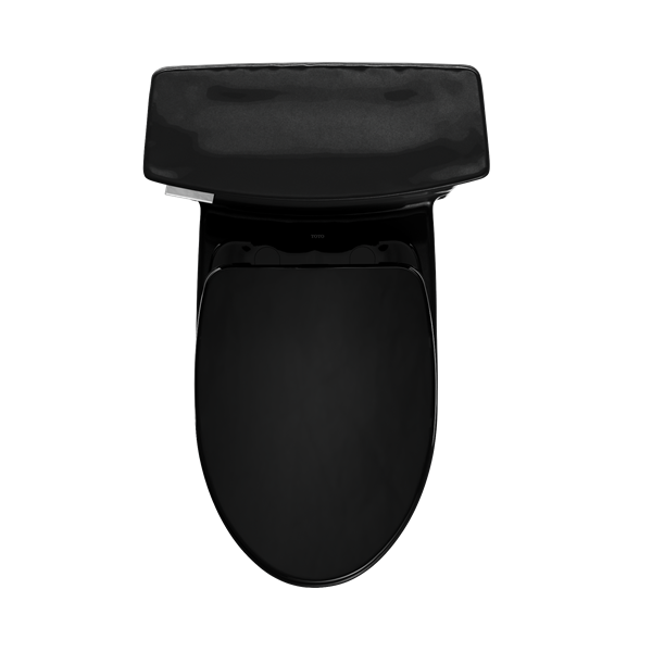 Toto - Soiree One Piece Elongated 1.28 Gpf Universal Height Skirted Toilet, Ebony