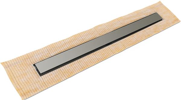 Infinity Drain - 42 Inch FCS Series Complete Kit with 2 1/2 Inch Solid Grate