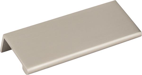 Elements - 4 Inch Overall Length Brushed Chrome Edgefield Cabinet Tab Pull
