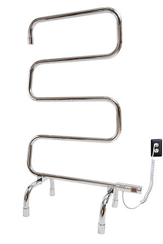 Myson - Sapphire, 5 Bar Floor Mount Bright Towel Warmer