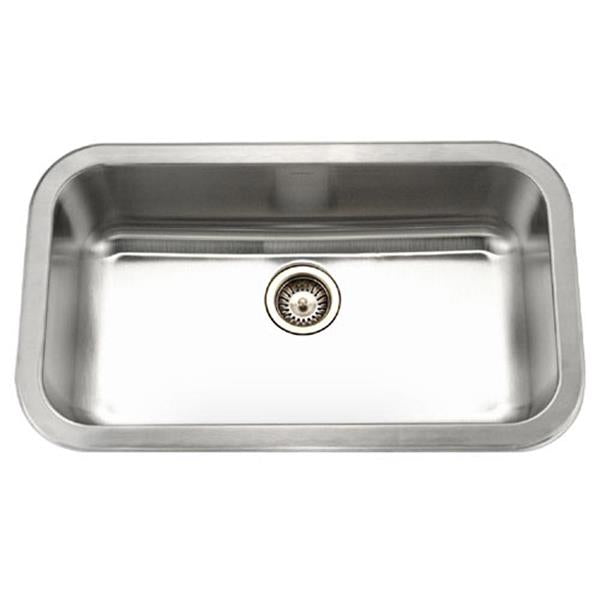 Hamat - Gourmet 32 Inch Undermount Stainless Steel Single Bowl Kitchen Sink