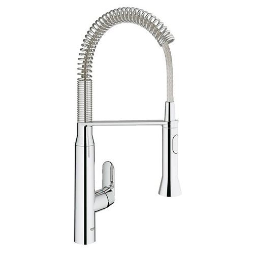 Grohe - K7 Medium Single-Handle Semi-Pro Dual Spray Kitchen Faucet 1.75 GPM